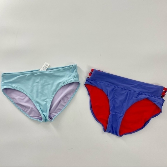 Reversible Ivivva by Lululemon Bikini Bottom Bundle Swimsuit for Girls - Size 12 - Picture 1 of 7